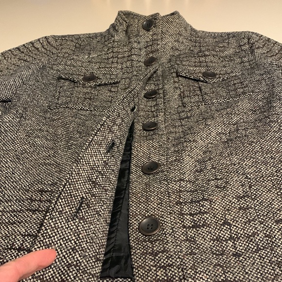 Chicos Tweed Button Down Jacket - Picture 8 of 10